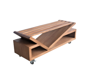 Support cercueil Paul - brown white ash